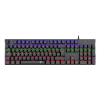 teclado pc gamer mecanico t-dagger naxos t-tgk310-rd switch red rgb usb