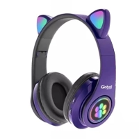 auricular headset inalambrico global epbl038catpurple