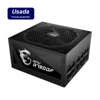 Fuente Pc Msi Mpg A750gf 750w 80 Gold Modular Usada Sin Caja