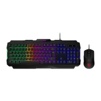 Teclado Y Mouse Combo Gamer Msi Forge Gk100