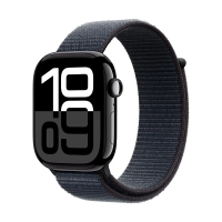 Reloj Smartwatch Apple Watch Series 10 46mm Gps Jet Black Aluminium Sport Loop Ink