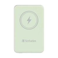 Power Bank 10000mah Verbatim Go Magnetic Wireless Verde