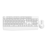 Teclado Y Mouse Kit Inalambrico Nisuta Nswi53cow Blanco