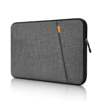 Funda Notebook Cdtek Cordura Con Bolsillo Gris 15.6 Pulg