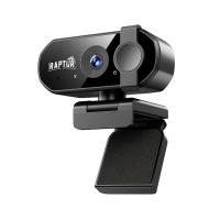 Webcam Raptor Vision 4k Microfono Y Tapa