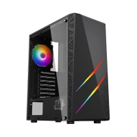 Gabinete Raptor Blaze Force Tg Mid-tower Rgb Fan X1