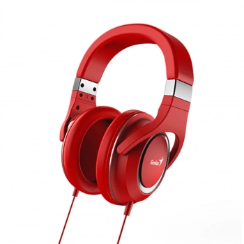 auricular headset genius hs-610 rojo manoslibres