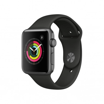 Apple watch series 3 space 2025 grey aluminum sport band black