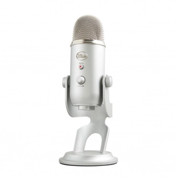 microfono streamer blue yeti silver