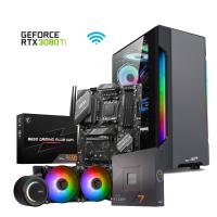 Pc Ryzen 7 7700x 1tb Ssd 16gb Ram R20 850w Rtx3080ti Water Cooling