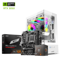 Pc Ryzen 5 8500g 500gb Ssd Rtx 3050 16gb Ram H11 Blanco 600w