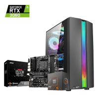 Pc Amd Ryzen 5 5500 500gb Ssd 8gb Ram Rtx 3060 12gb S20 600w