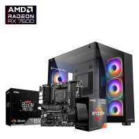 Pc Ryzen 7 5800xt 500gb Ssd 16gb Ram Rx7600 Gs-8100 700w