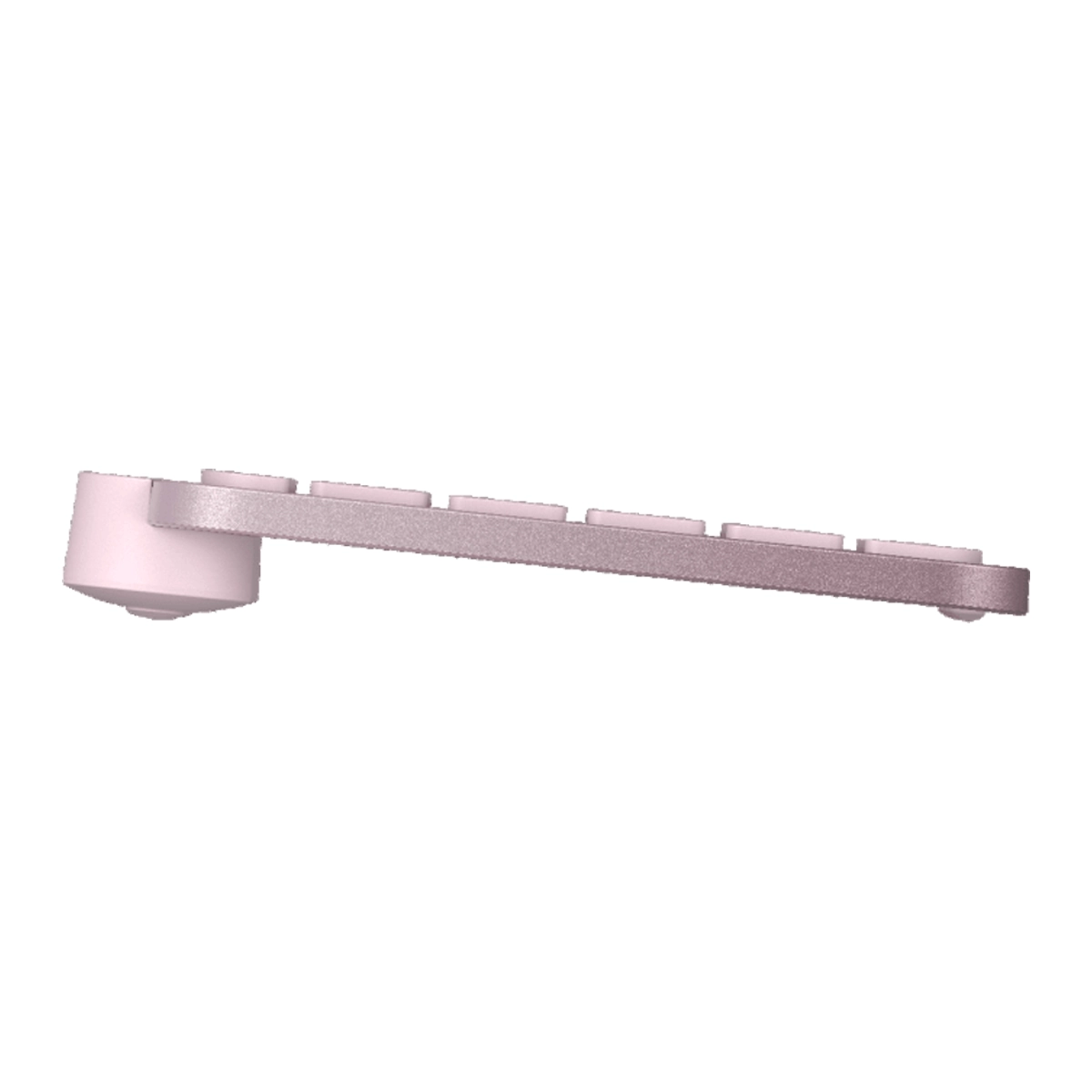 Teclado Bluetooth Logitech Master Series Mx Keys Mini Qwerty Español España  Color Rosa Con Luz Blanca